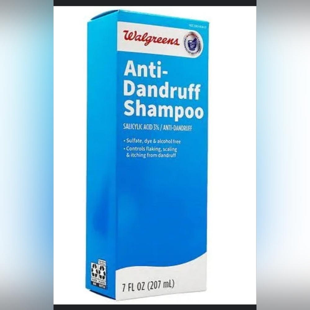 Walgreens Anti Dandruff Shampoo-Sulfate & Dye Free 7oz